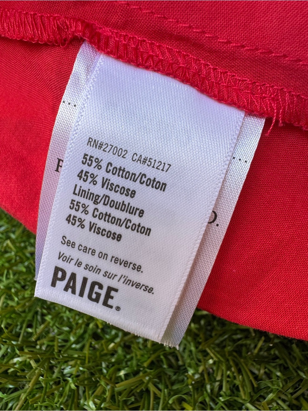 PAIGE Gisela Tiered Hem Midi Dress Red Strawberry Ruffle with Smocked Waist 12 - Picture 8 of 11